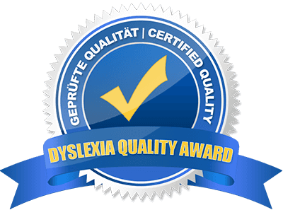 Dyslexia Award Auszeichnung